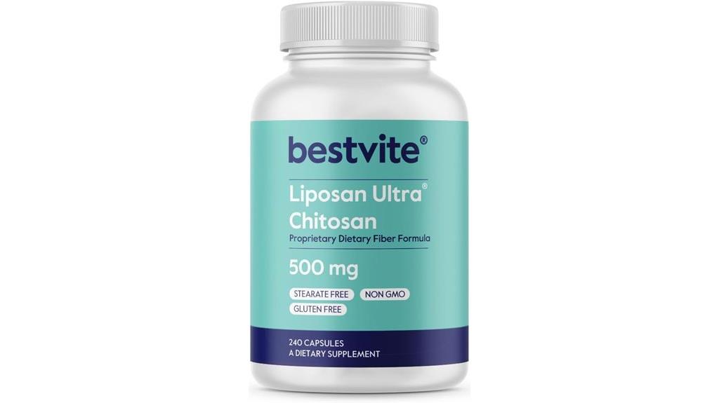 ultra chitosan 500mg capsules