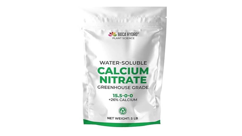 water soluble calcium nitrate fertilizer