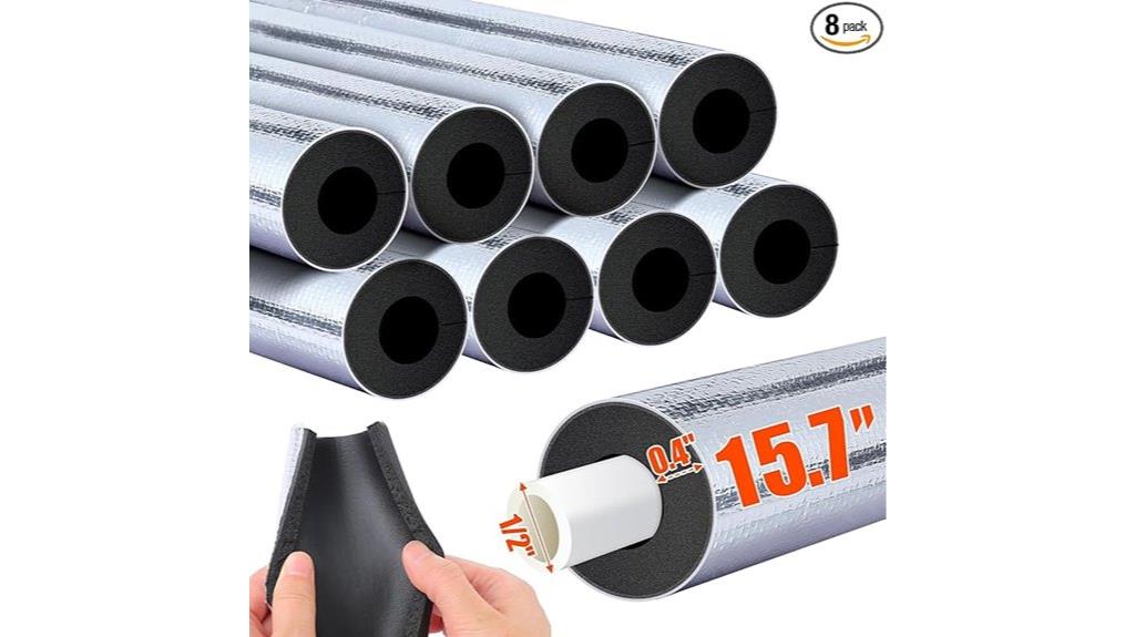 10 5ft foam pipe insulation