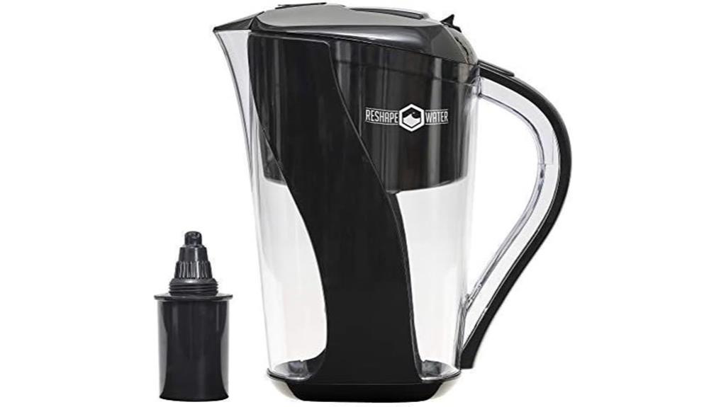10 cup filtered water pitcher