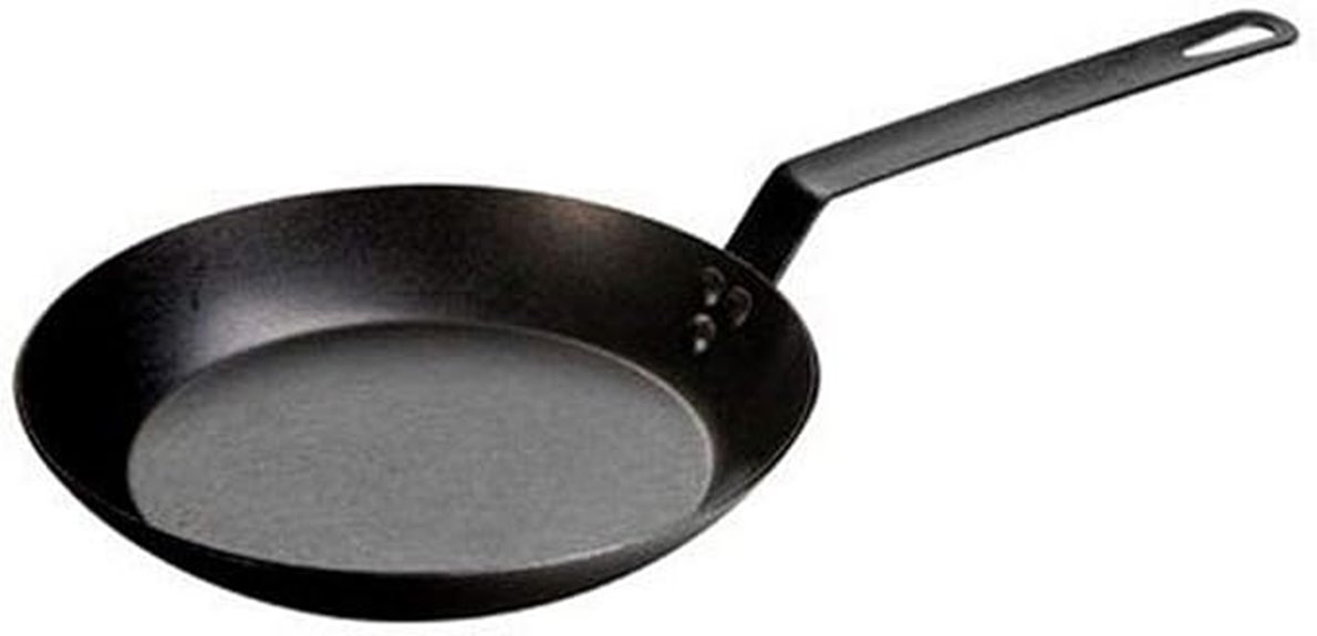 10 inch pre seasoned steel skillet