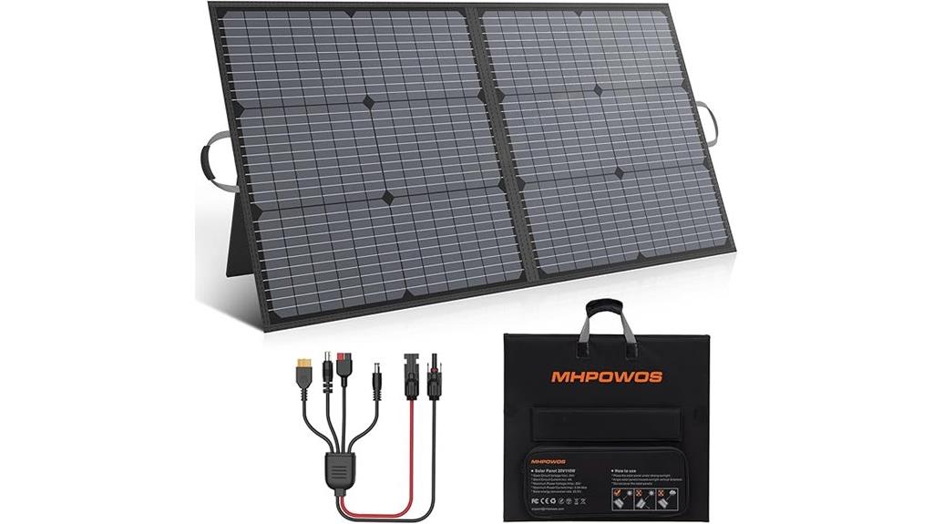 110w waterproof foldable panel