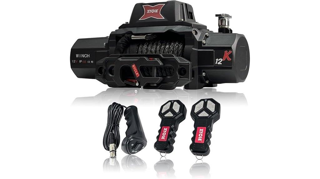 12000lb wireless electric winch