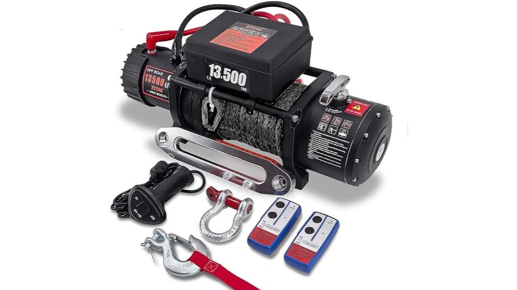 13500lb waterproof electric winch