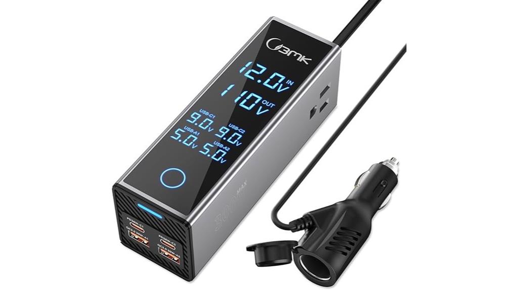 300w car inverter with dual outlets