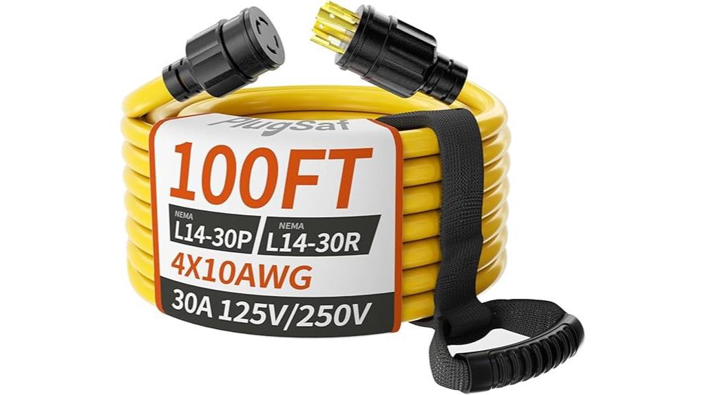 30 amp 100ft extension cord