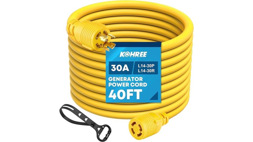 30 amp 40ft extension cord