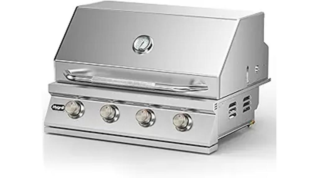 32 inch stainless steel grill