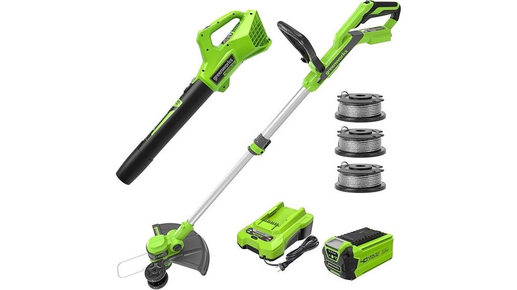 40v cordless yard tool set