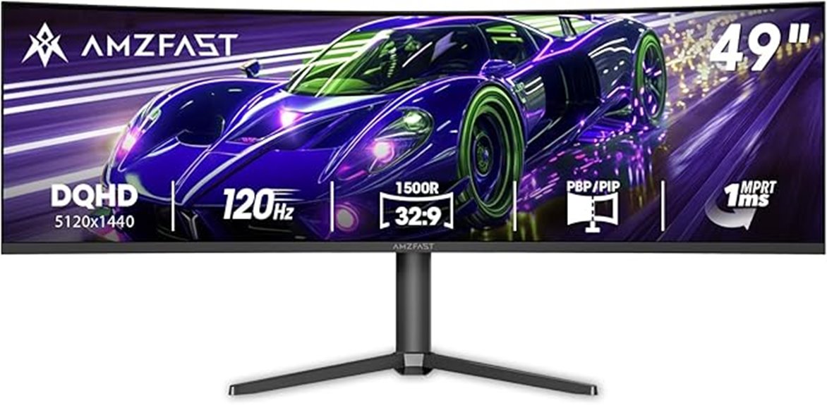 49 inch curved gaming monitor
