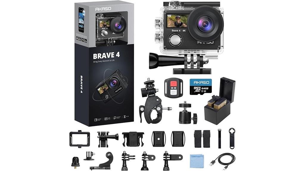 4k action camera bundle