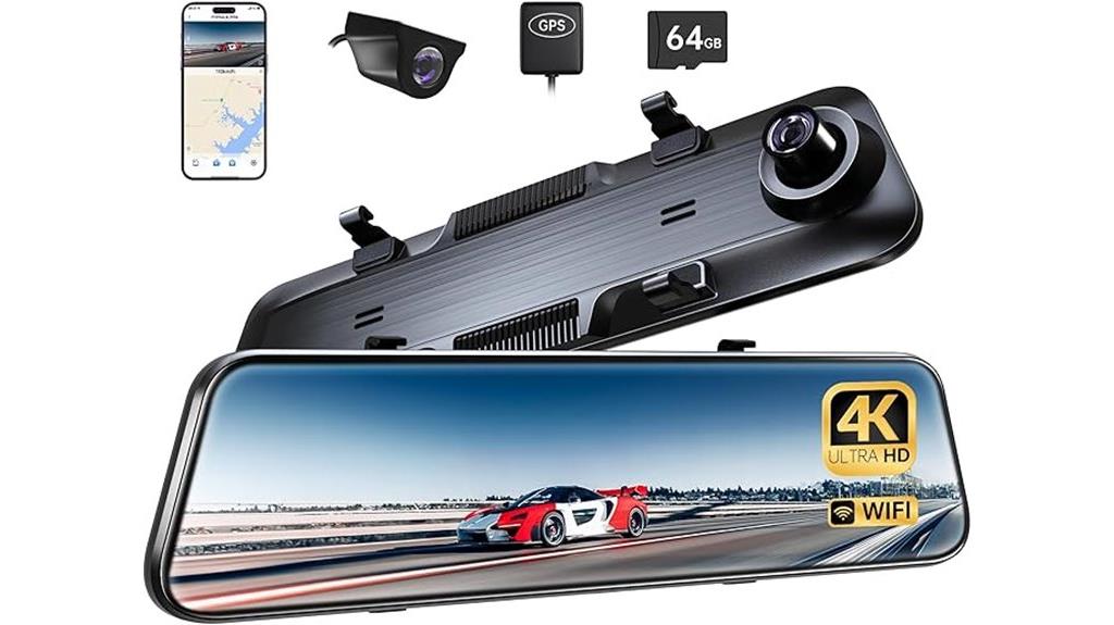 4k rearview mirror camera