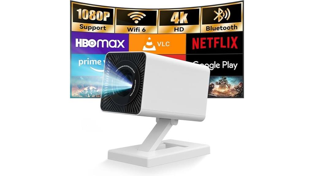 4k wifi bluetooth projector