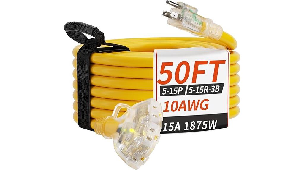 50 foot outdoor extension cord
