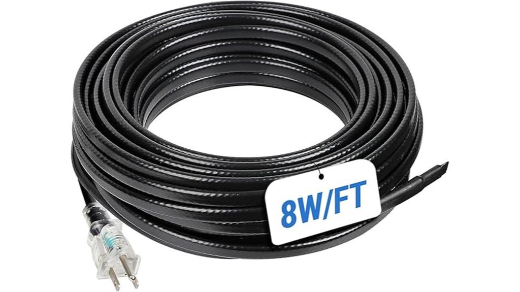 50 foot roof snow melting