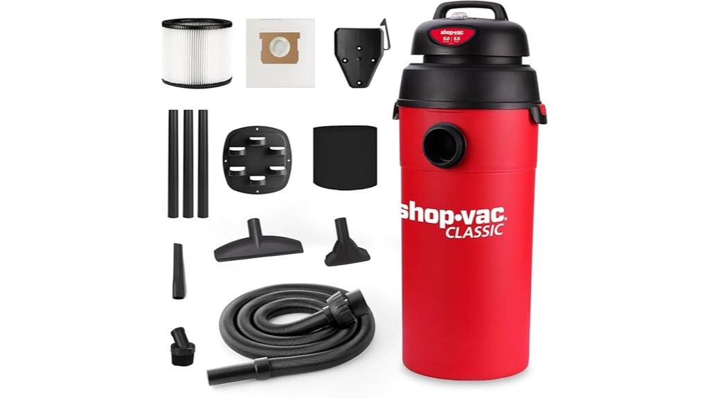 5 gallon shop vac