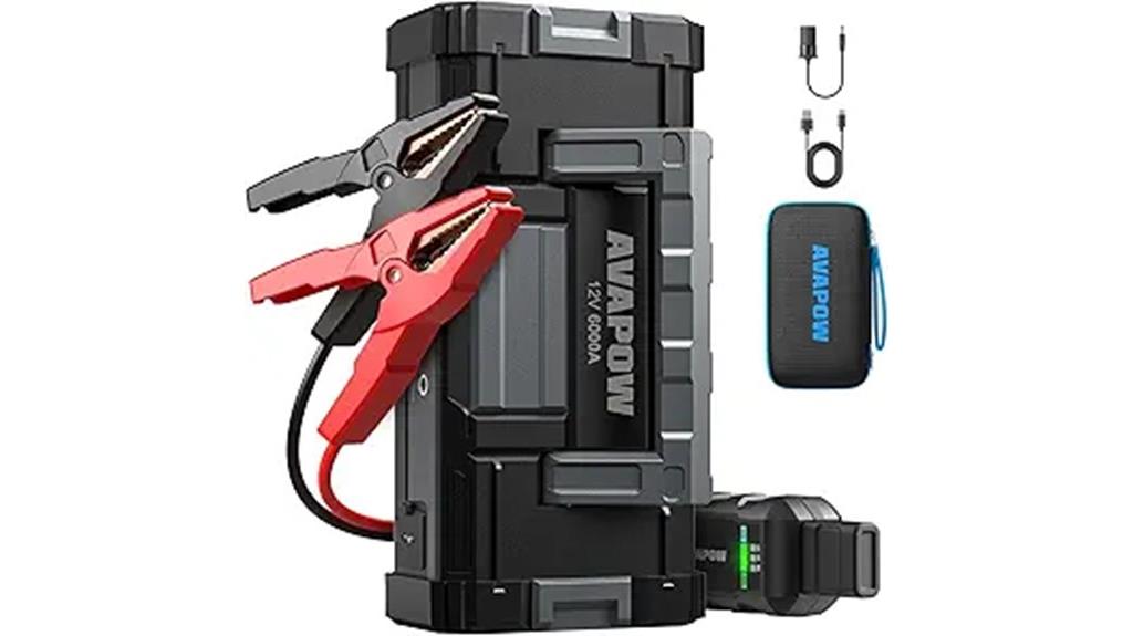 6000a car jump starter