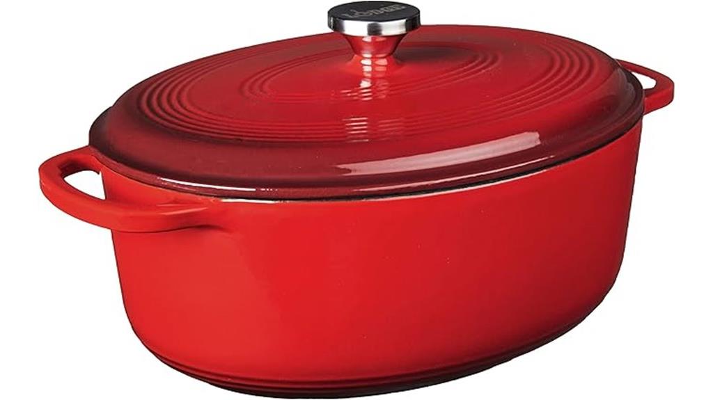 7 quart enameled dutch oven
