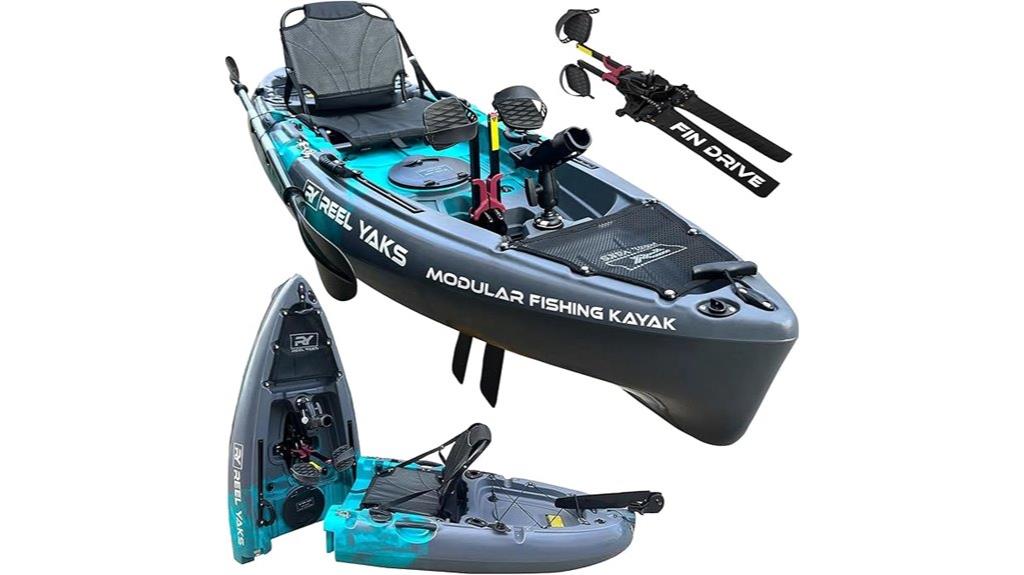 9 5ft modular fishing kayak