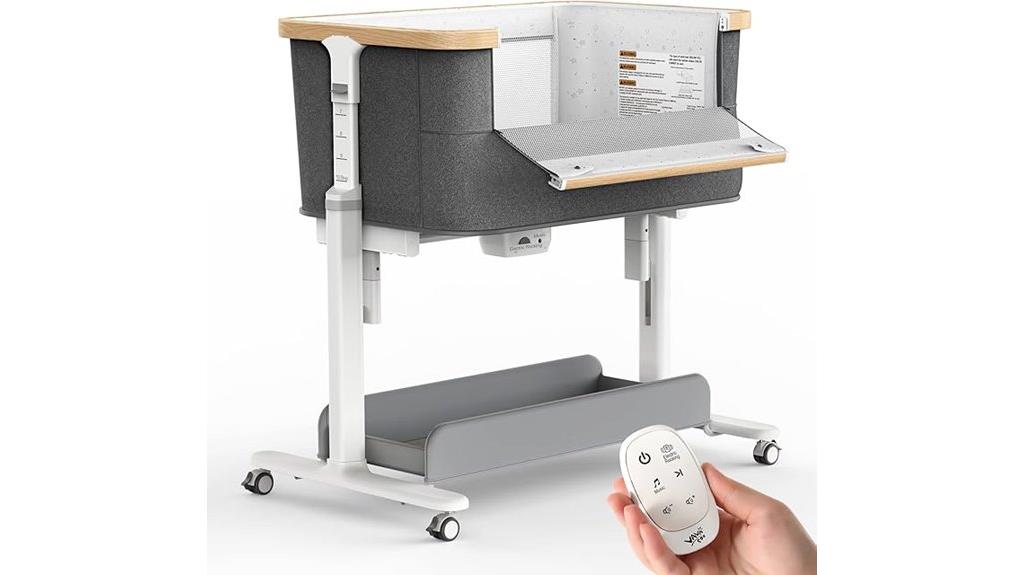 adjustable auto rolling bassinet