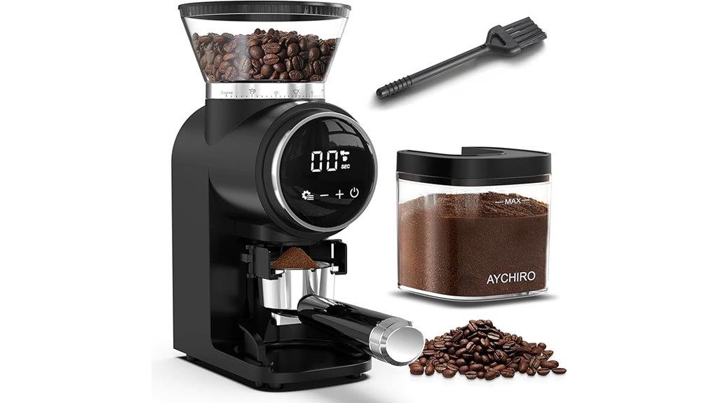adjustable conical grinder settings
