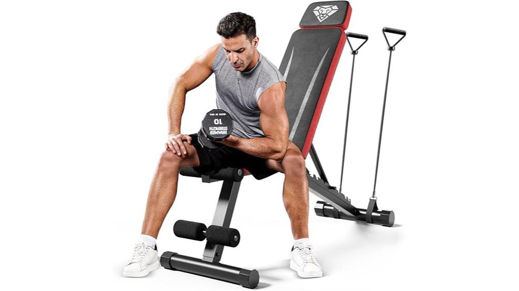 adjustable fitness bench
