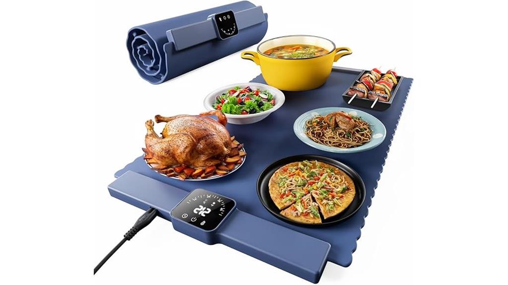adjustable heating food mat