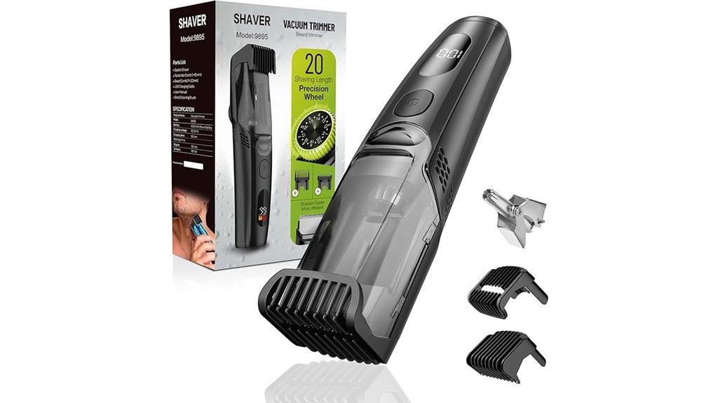 adjustable vacuum beard trimmer