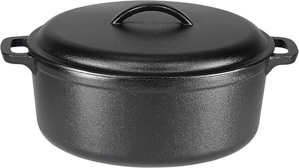 amazon basics cast iron dutch oven