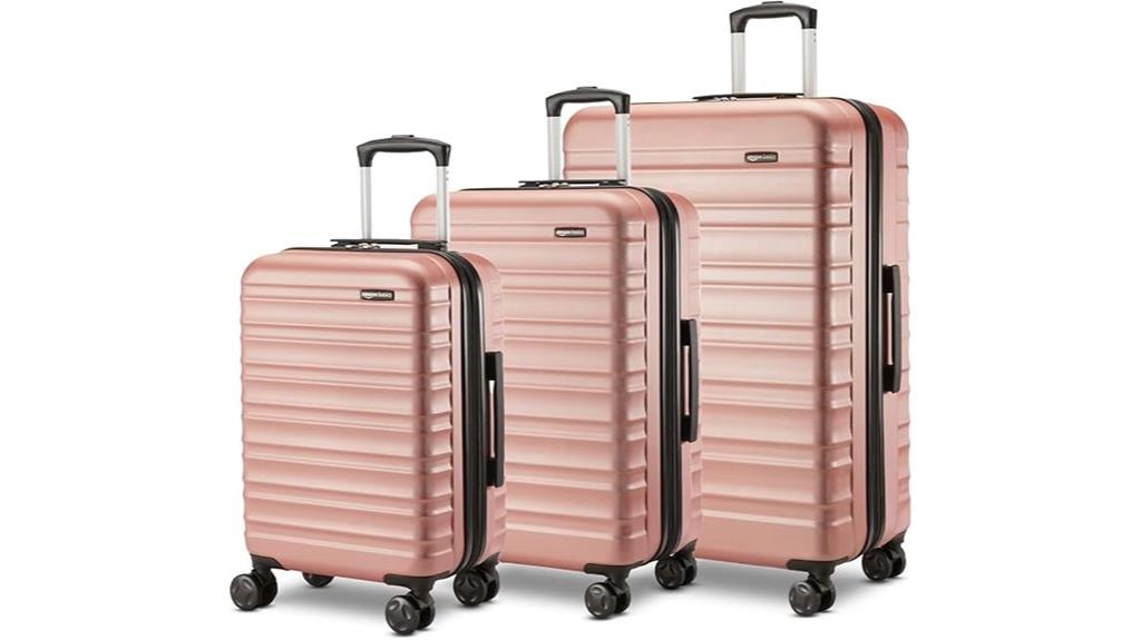 amazon basics luggage set