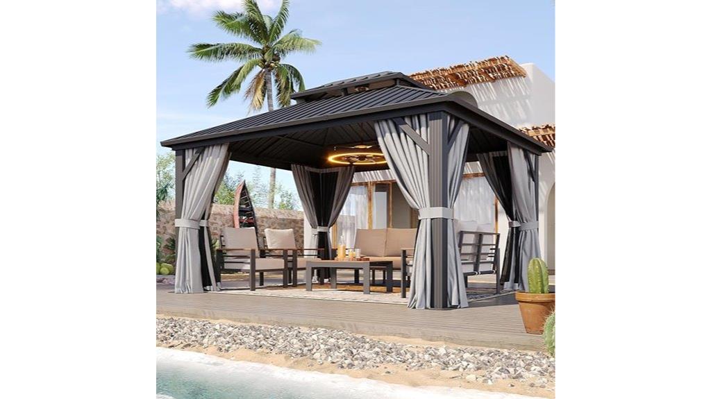 aoxun 10x12 gazebo