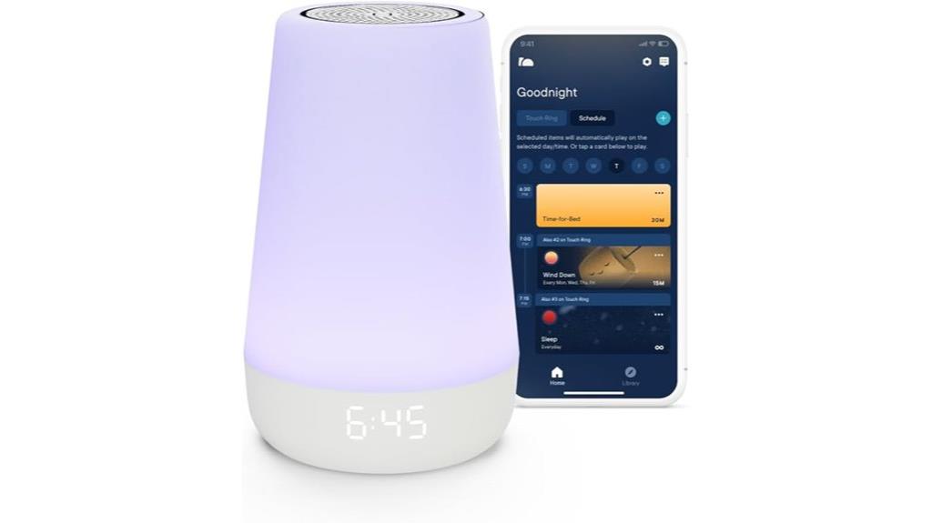 baby sound machine light