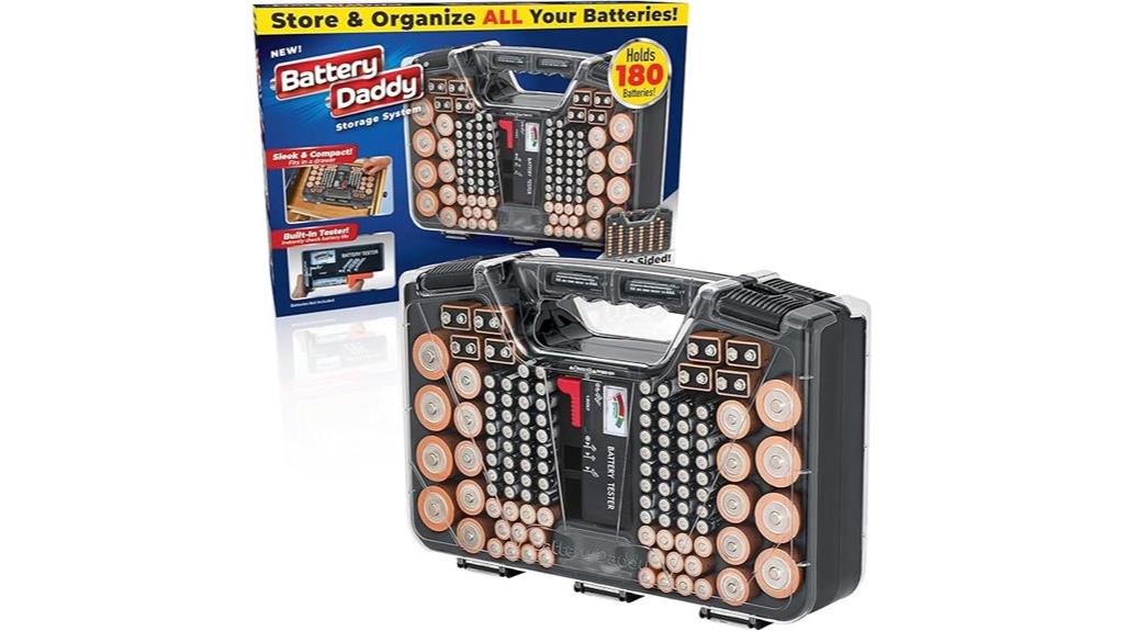 battery storage and organizer