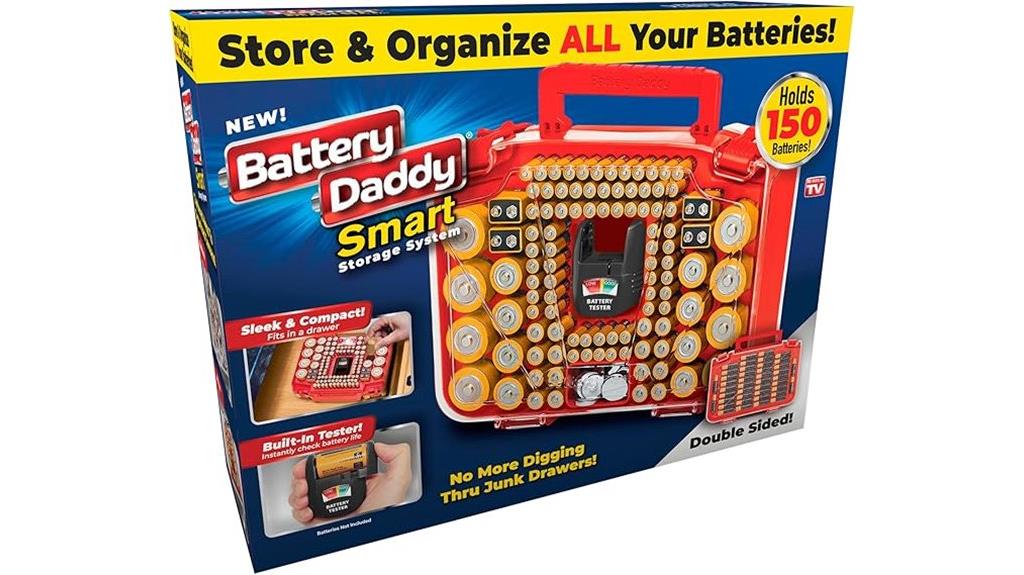 battery storage organizer