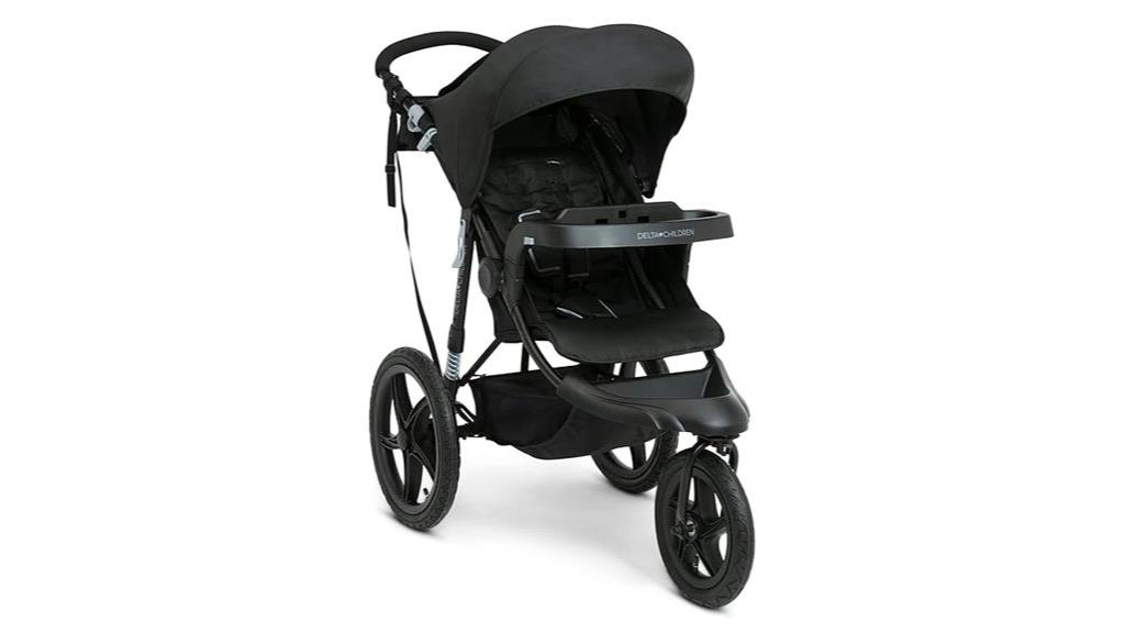 black apollo jogging stroller
