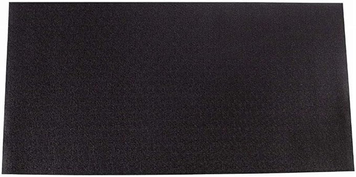black pvc foam mat