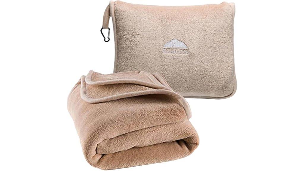 bluehills travel blanket pillow