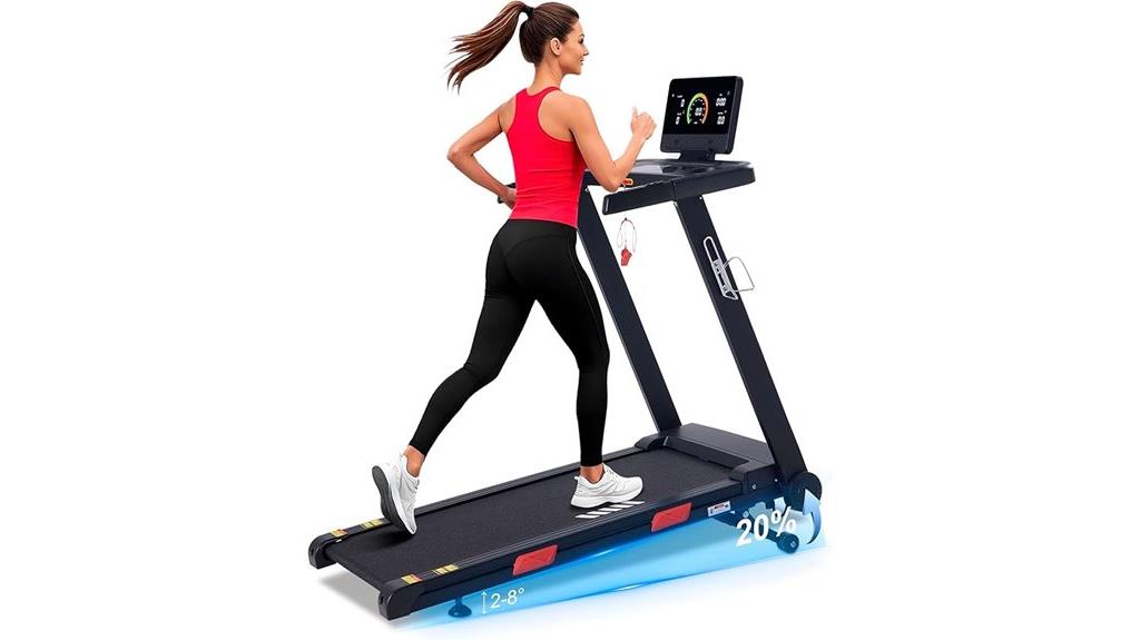 bluetooth controlled incline treadmill