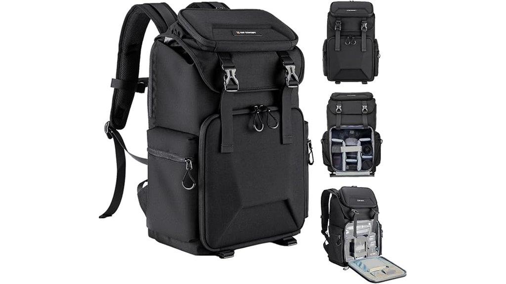 camera backpack with tripod