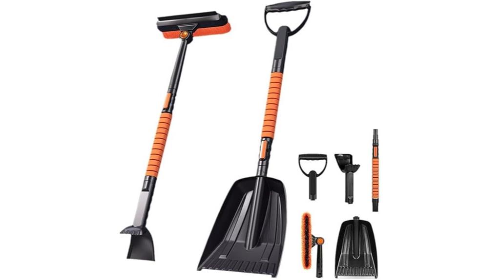 car snow brush with foam