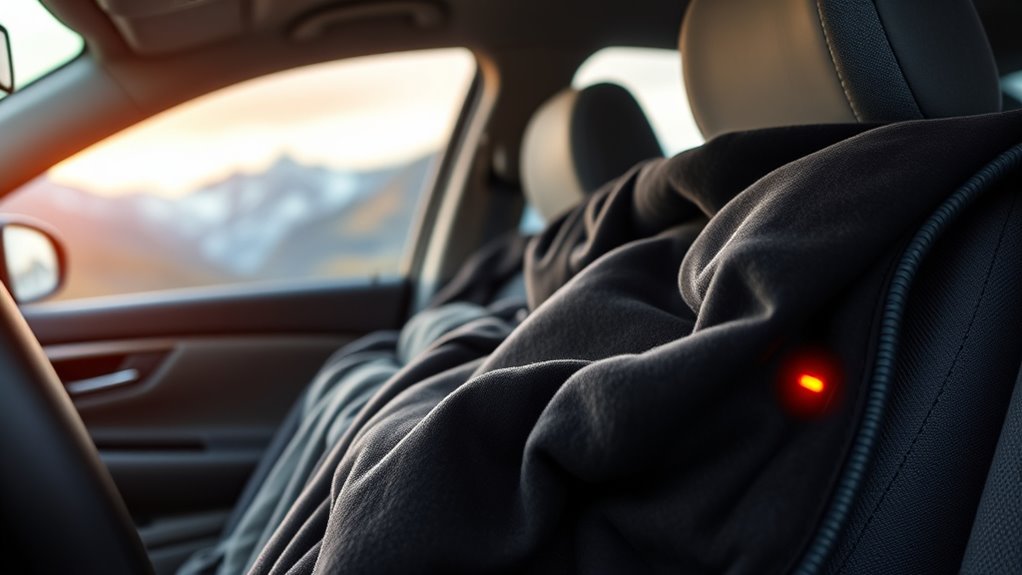 car trip heated blanket