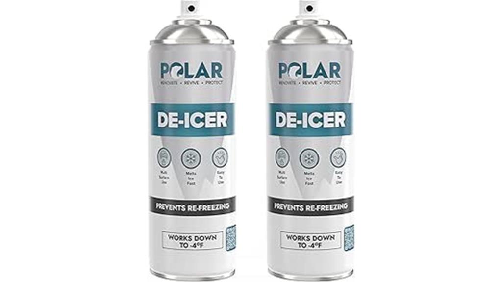 car windshield de icer spray