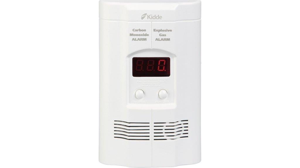 carbon monoxide detector digital