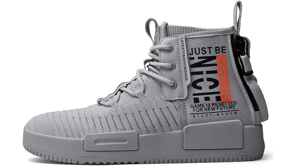 casual high top sneakers