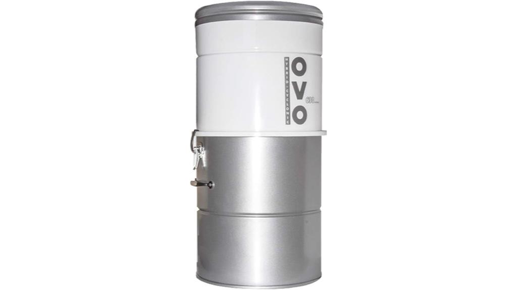 central vacuum with 630 airwatts