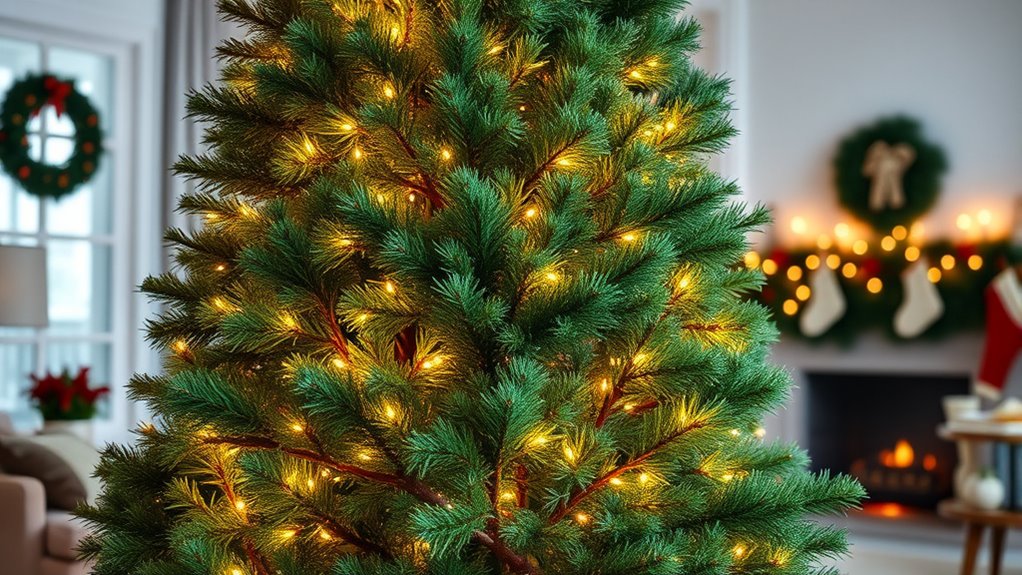 choosing realistic pre lit trees