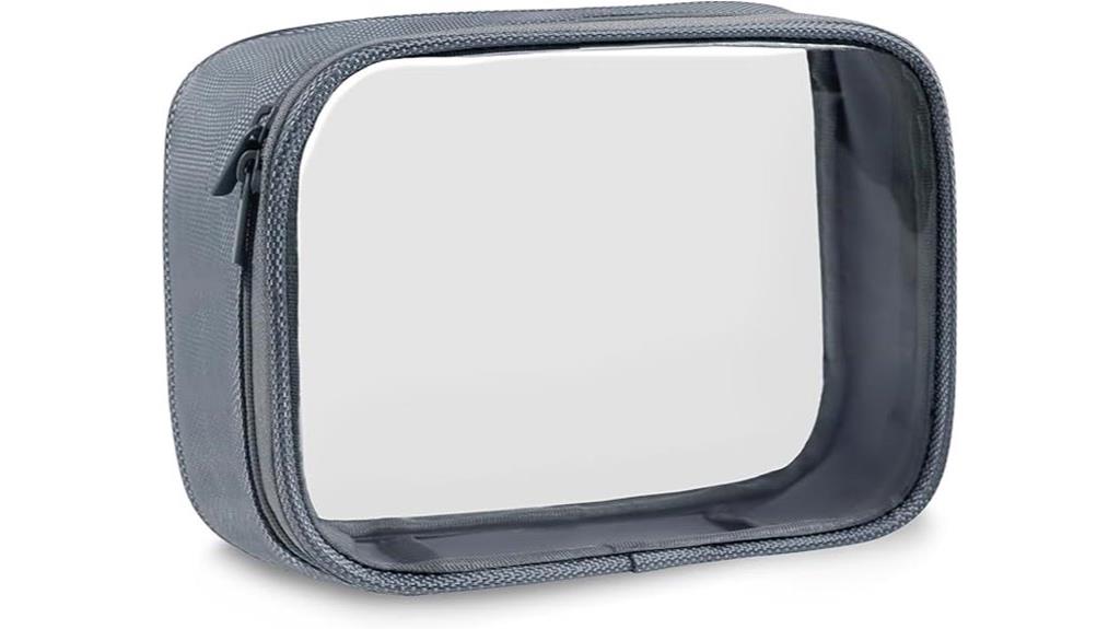 clear tsa approved toiletry bag