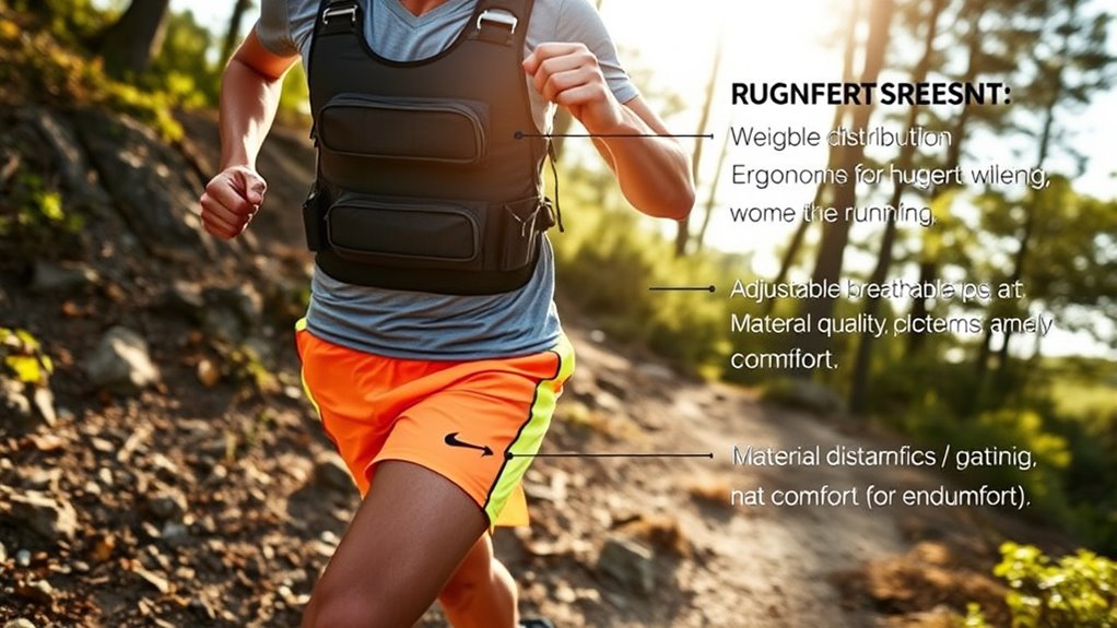 comfortable adjustable endurance vest