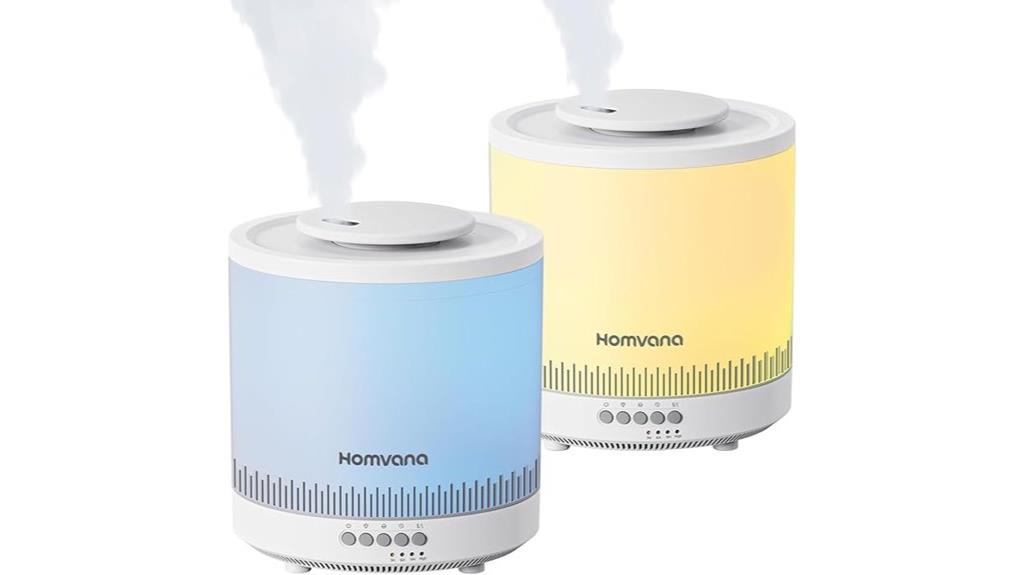 compact bedroom humidifier duo