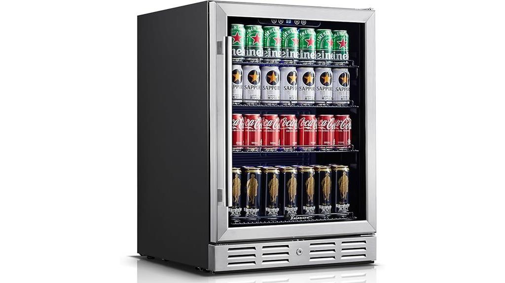 compact beverage refrigerator capacity